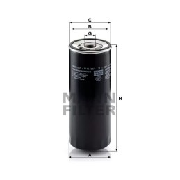 W 11102/1 MANN-FILTER alyvos filtras