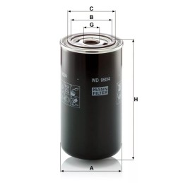WD 950/4 MANN-FILTER alyvos filtras automatinei pavarų dėžei