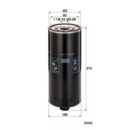 W 11102/15 MANN-FILTER alyvos filtras