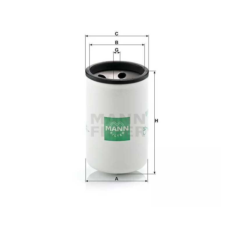 W 925 MANN-FILTER alyvos filtras