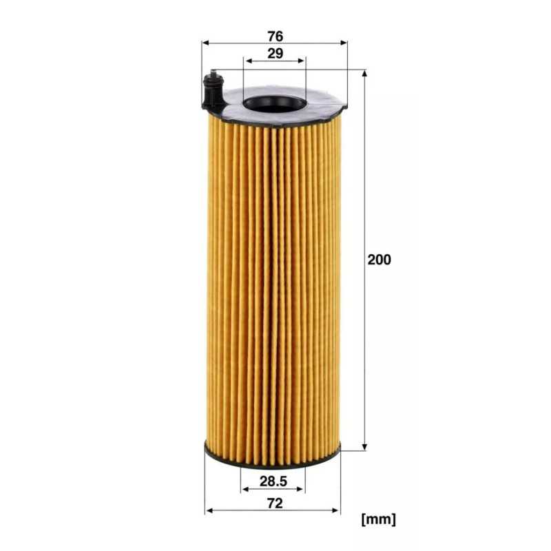 Manno alyvos filtras HU7016X