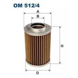 OM 512/4 FILTRON alyvos filtras