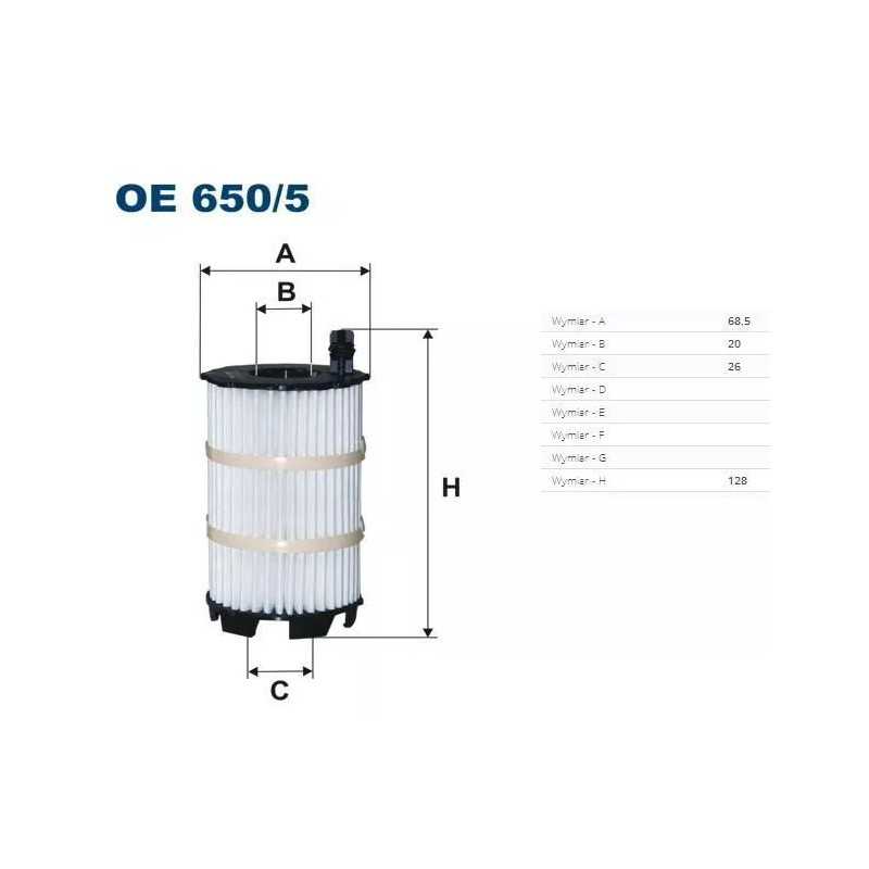 OE 650/5 FILTRON alyvos filtras