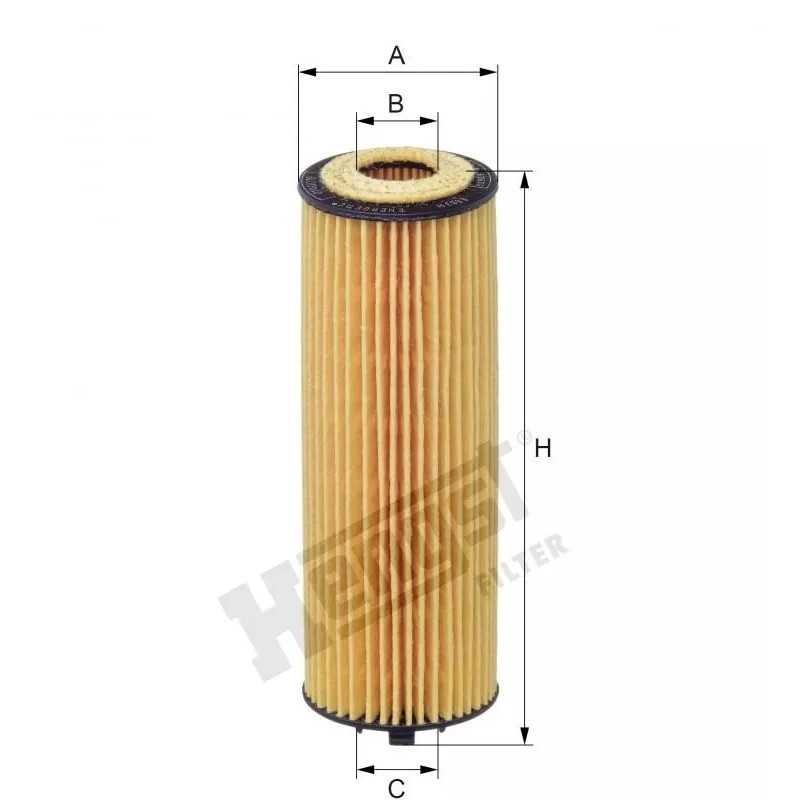 E603HD198 Hengst alyvos filtras