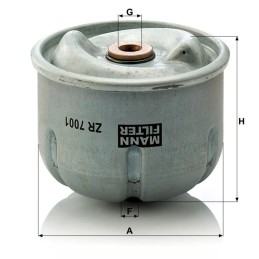 „Mann“ alyvos filtras ZR7001