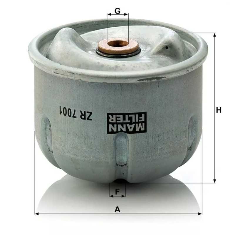 „Mann“ alyvos filtras ZR7001