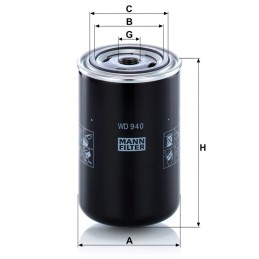 WD 940 MANN-FILTER alyvos filtras automatinei pavarų dėžei