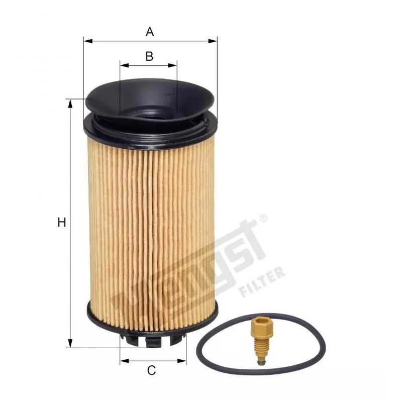 E845HD335 Hengst alyvos filtras