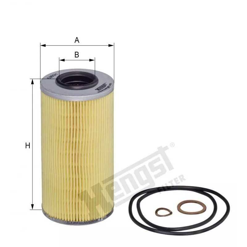 E865HD363 Hengst alyvos filtras
