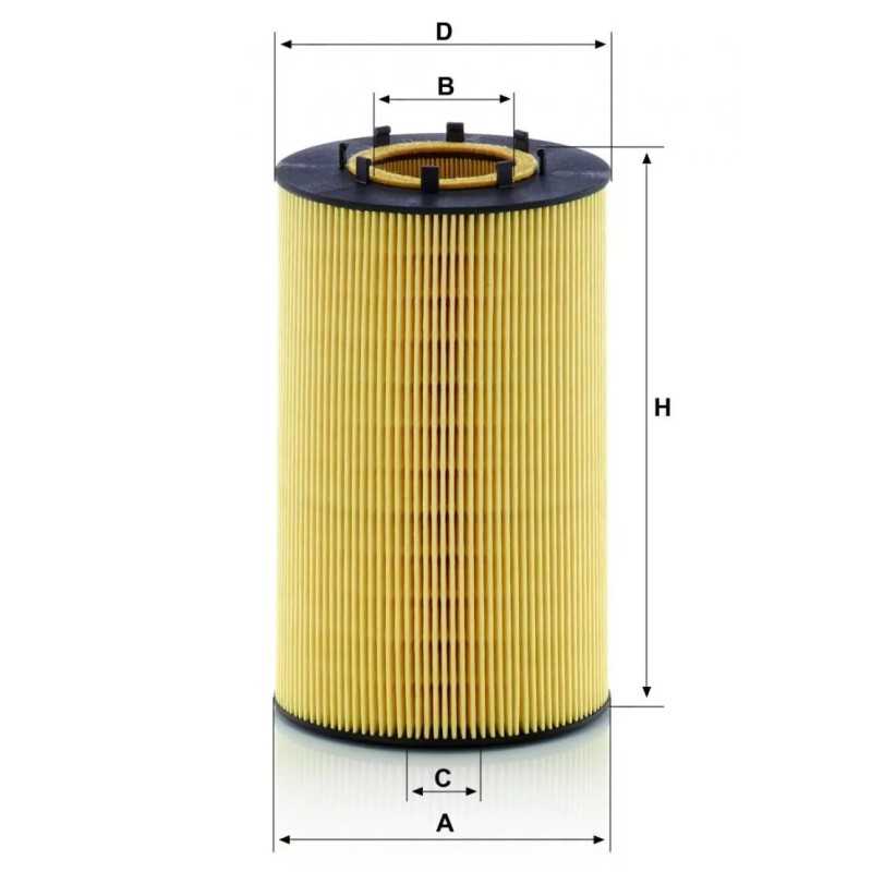 HU 12122X MANN-FILTER alyvos filtras