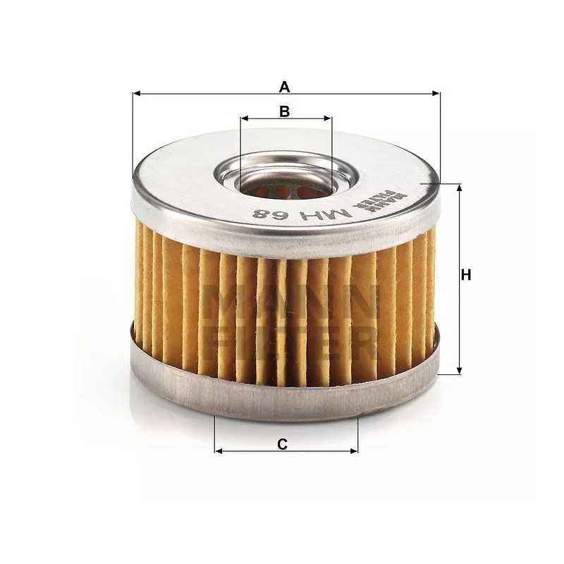 MH 68 MANN-FILTER alyvos filtras