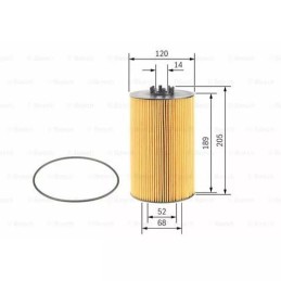 Alyvos filtras F026407220 BOSCH