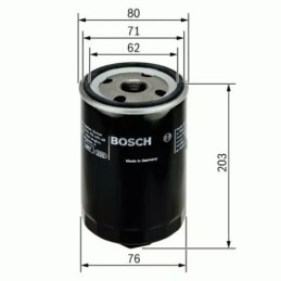 0451103338 BOSCH alyvos filtras