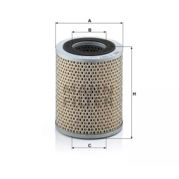 H1263/1X MANN-FILTER alyvos filtras