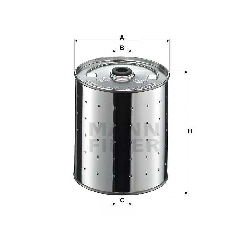 PF 1155N MANN-FILTER alyvos filtras