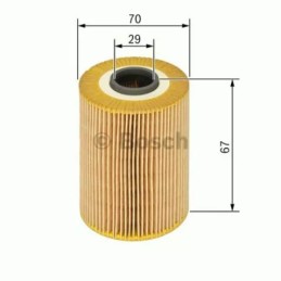 F 026 407 093 BOSCH alyvos filtras