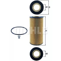 OX 123/1 D Eco Knecht alyvos filtras