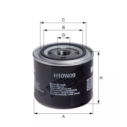 H10W09 Hengst alyvos filtras