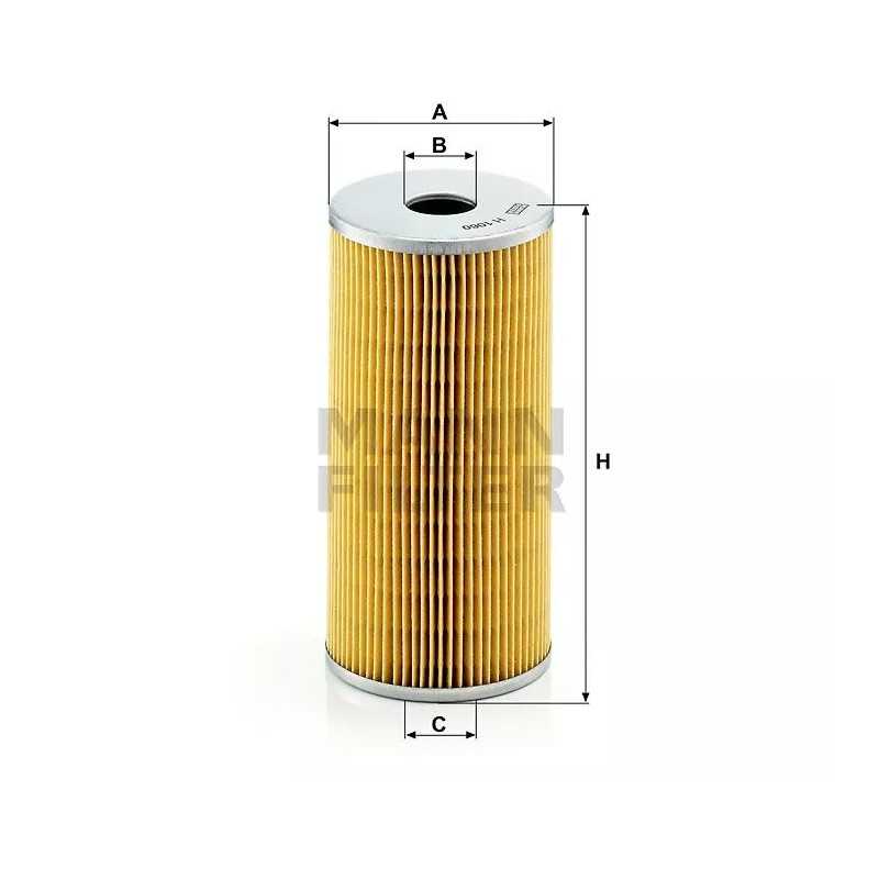 H 1060N MANN-FILTER alyvos filtras