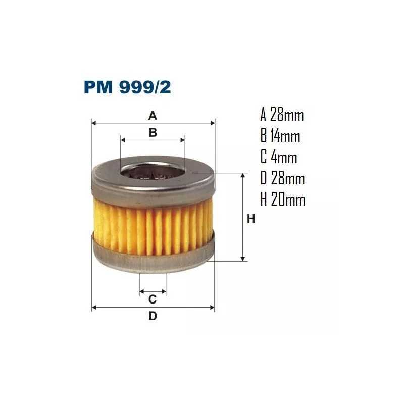 PM 999/2 FILTRON Automobilių dujų įrenginiai