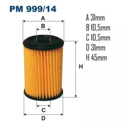 PM 999/14 FILTRON Automobilių dujų įrenginiai