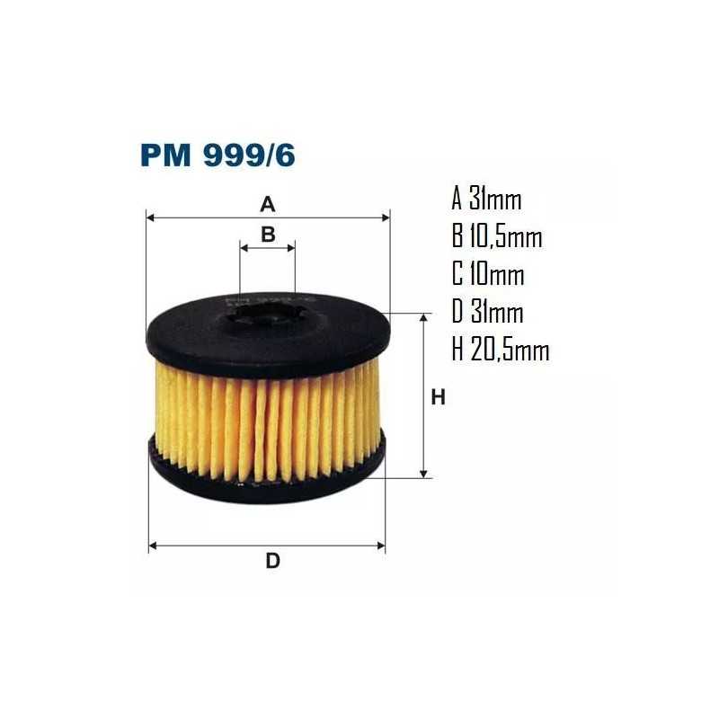 PM 999/6 FILTRON Automobilių dujų įrenginiai