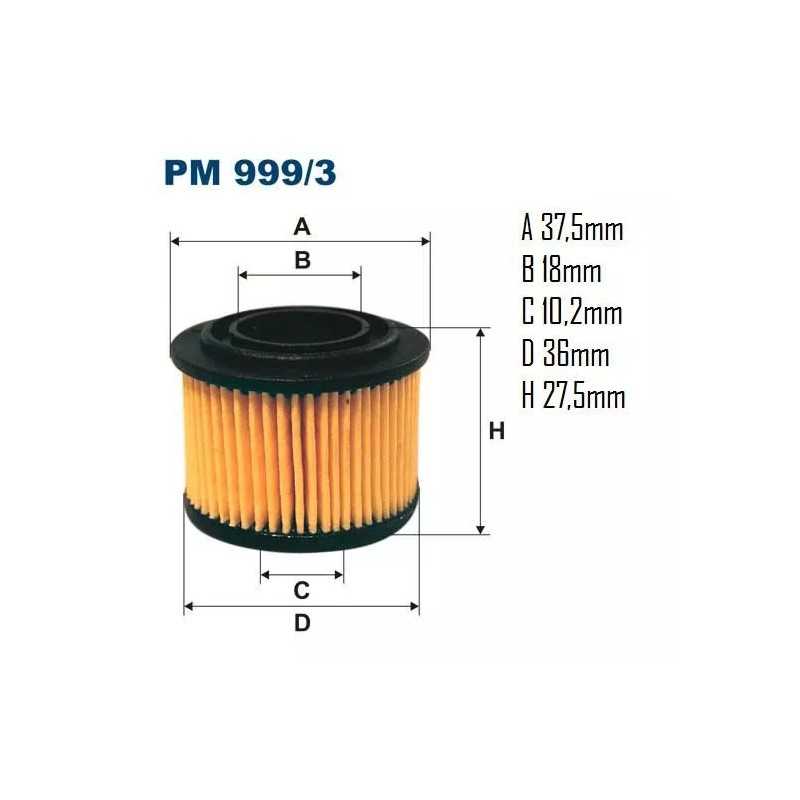 PM 999/3 FILTRON Automobilių dujų įrenginiai