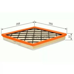 F026400217 BOSCH oro filtras