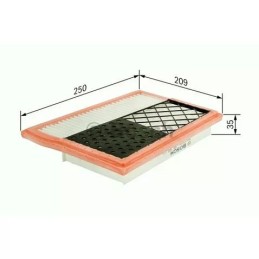 F026400215 BOSCH oro filtras