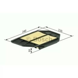 F 026 400 357 BOSCH Oro filtras