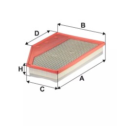 WA9872 WIX oro filtras