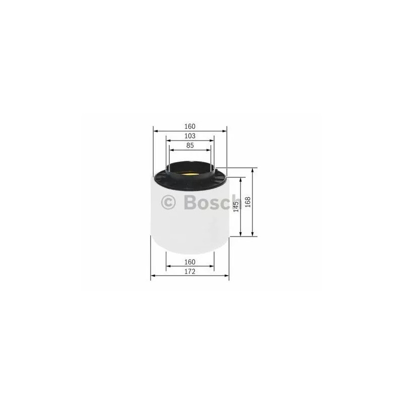 F 026 400 283 BOSCH Oro filtras