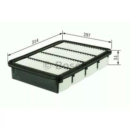 F 026 400 296 BOSCH Oro filtras