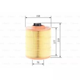 F026400430 BOSCH oro filtras