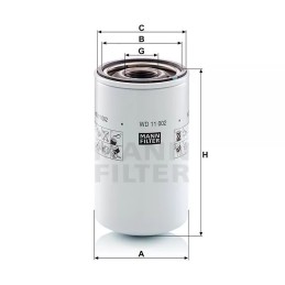 WD11002 Mann hidraulinis filtras
