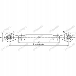 Viršutinė jungtis cat 2 2 m27x3 l 456 676 case jd mtz