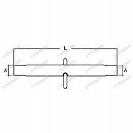 Centrinis pajungimo vamzdis m 36 x 3 0 l 500 mm