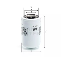WH9005 MANN hidraulinis filtras