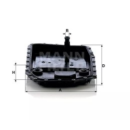 H 50001 MANN hidraulinis filtras