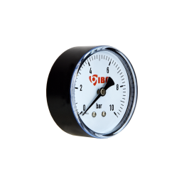 1/4 colio ašinis manometras, 60 mm skersmens, 0 ÷ 10 barų