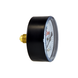 1/4 colio ašinis manometras, 60 mm skersmens, 0 ÷ 4 bar