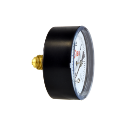 1/4 colio ašinis manometras, 60 mm skersmens, 0 ÷ 6 bar