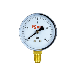 Radialinis manometras 1/4 colio, 60 mm skersmens, 0 ÷ 4 barų