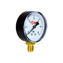 Radialinis manometras 1/4 colio, 60 mm skersmens, 0 ÷ 6 bar