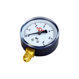 Radialinis manometras 1/4 colio, 60 mm skersmens, 0 ÷ 6 bar