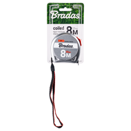 8 m / 25 mm matavimo juosta -DIY-MTWL12-0825/K