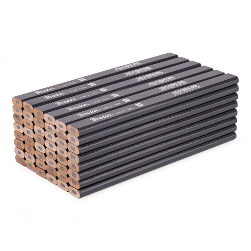 Statybinis pieštukas HB 180mm OCTAGON -DIY-PCWL2OC18DG/48D