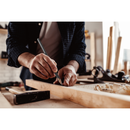 Statybinis pieštukas HB 180mm OCTAGON -DIY-PCWL2OC18DG/48D