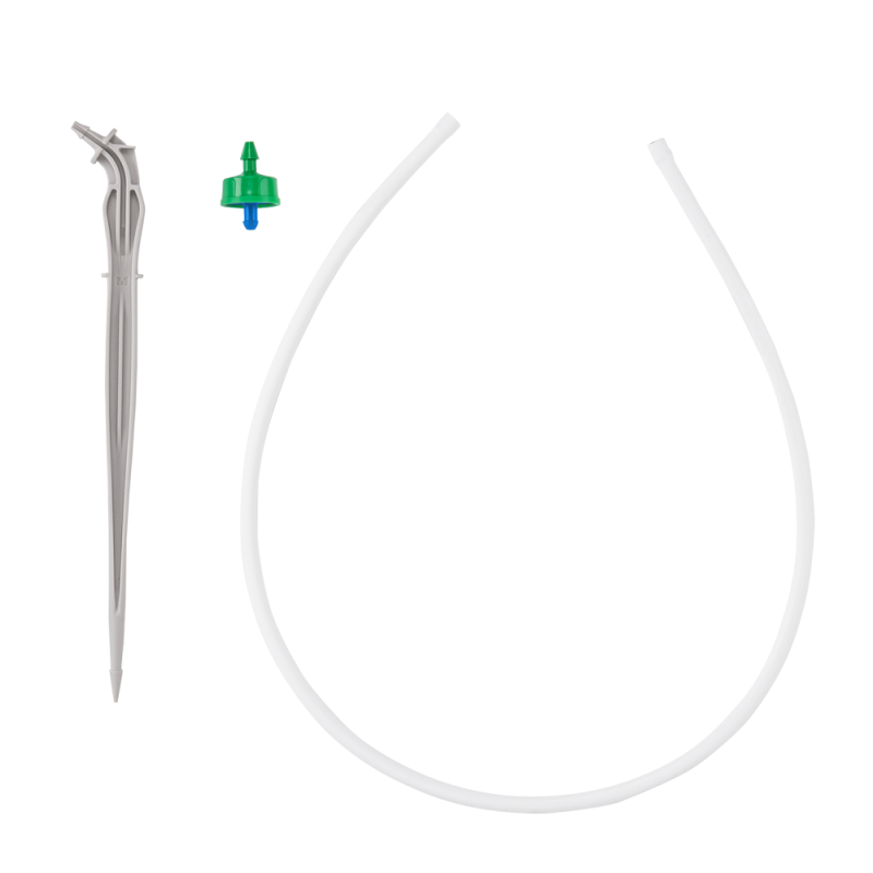 Rinkinys su PCND 2L lašintuvu, 50 cm PE vamzdeliu ir lazdeliniu lašintuvu -DSE-PCND0232-50