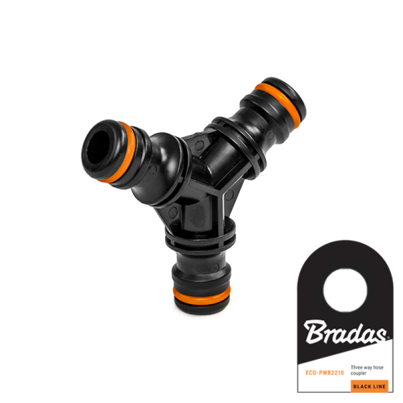 BLACK LINE T formos jungtis, skirta sujungti 3 greitąsias jungtis su etikete -ECO-PWB2210